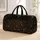 Gothic Halloween Village With Pumpkins And Amber Windows For Autumn Travel Women Quilted Weekend Bag - 1