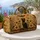 Egyptian Pharaoh Cat With Gold Ankh And Papyrus Motifs For Overnight Travel Cat Lovers Quilted Weekend Bag - 5