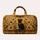 Egyptian Pharaoh Cat With Gold Ankh And Papyrus Motifs For Overnight Travel Cat Lovers Quilted Weekend Bag - 6