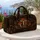 Dark Woodland Mushroom Butterfly Snail Folk Art Name Gift For Cottagecore Travelers Quilted Weekend Bag - 5