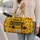 Yellow School Bus Bookmobile With Books For Reading Teachers And Library Lovers Gift Quilted Weekend Bag - 2