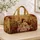 Regal Noblewoman With Red Roses And Gold Damask For Romantic Holiday Travel Gifts Quilted Weekend Bag - 4