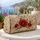 Crimson Red Poppy Botanical Garden With Your Name Accent For Retro Travel Style Women Quilted Weekend Bag - 5