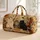 Cozy Halloween Woodland Cats With Autumn Florals For Fall Travel Cat Lovers Gift Quilted Weekend Bag - 1