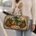 Boho Woodland Camping Tent Mushrooms Moon Stars Retro Road Trip Overnight Travel Gift Quilted Weekend Bag - 2