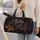 Silver Dragon On Antique Spellbooks Enchanted Autumn Library Gift For Fantasy Lovers Quilted Weekend Bag - 2