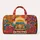 Retro Rainbow Van With Daisies For Festival Road Trips And Boho Holiday Travelers Quilted Weekend Bag - 6