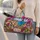 Mediterranean Coastal Village With Bougainvillea For Resort Travel And Island Lovers Quilted Weekend Bag - 2