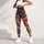 Emerald Tropical Floral Cascade For Yoga Studio, Resort Days, And Garden Lovers Everywhere Leggings - 5