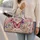 Romantic Wildflower And Butterfly Meadow Travel Essential For Garden Lovers And Getaways Quilted Weekend Bag - 2