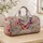 Romantic Wildflower And Butterfly Meadow Travel Essential For Garden Lovers And Getaways Quilted Weekend Bag - 4
