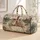 Rustic Floral Cross And Mountain Lake Scripture Faith Travel Gift For Christian Women Quilted Weekend Bag - 1