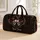 Gothic Skull Rose Heart Overnight Travel Gift For Dark Romantic Fashion Enthusiasts Quilted Weekend Bag - 1