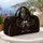 Gothic Skull Rose Heart Overnight Travel Gift For Dark Romantic Fashion Enthusiasts Quilted Weekend Bag - 5