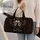 Gothic Skull Rose Heart Overnight Travel Gift For Dark Romantic Fashion Enthusiasts Quilted Weekend Bag - 2