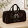 Gothic Skull Rose Heart Overnight Travel Gift For Dark Romantic Fashion Enthusiasts Quilted Weekend Bag - 4