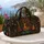 Boho Music Festival Guitars With Folk Florals For Concert Travel And Road Trip Lovers Quilted Weekend Bag - 5