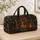Boho Music Festival Guitars With Folk Florals For Concert Travel And Road Trip Lovers Quilted Weekend Bag - 4
