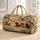 Galloping Horses With East Asian Mountains For Heritage Travel Style And Equestrians Quilted Weekend Bag - 1