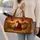 Jesus Shepherd Vineyard Sunset With Grapes For Christian Retreats And Faith Travel Quilted Weekend Bag - 2