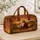 Jesus Shepherd Vineyard Sunset With Grapes For Christian Retreats And Faith Travel Quilted Weekend Bag - 4