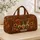 Harvest Gnomes And Sunflowers Autumn Boho Folk Art Fall Festival Getaway Style For Women Quilted Weekend Bag - 4
