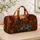 Autumn Forest Lodge Waterfall Leaves Rustic Travel Retreat Gift For Nature Lovers Quilted Weekend Bag - 4