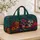 Day Of The Dead Sugar Skulls With Marigold Florals For Travel, Gym, And Daily Style Quilted Weekend Bag - 4