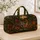 Cute Raccoon Log Cabin Autumn Woodland Leaves Cozy Camping Travel Gift For Nature Fans Quilted Weekend Bag - 4