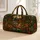 Cute Raccoon Log Cabin Autumn Woodland Leaves Cozy Camping Travel Gift For Nature Fans Quilted Weekend Bag - 1