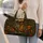 Cute Raccoon Log Cabin Autumn Woodland Leaves Cozy Camping Travel Gift For Nature Fans Quilted Weekend Bag - 2