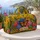 Monarch Butterfly Hydrangea Garden Floral Travel Carryall For Summer Getaway Trips Quilted Weekend Bag - 5