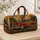 Vintage 1940s Luxury Car Americana Road Trip Retro Travel Gift For Classic Auto Fans Quilted Weekend Bag - 4