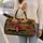 Vintage 1940s Luxury Car Americana Road Trip Retro Travel Gift For Classic Auto Fans Quilted Weekend Bag - 2
