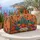 Vibrant Desert Cactus And Floral Paper Cut Collage For Travel Getaways And Gym Days Quilted Weekend Bag - 5