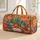 Vibrant Desert Cactus And Floral Paper Cut Collage For Travel Getaways And Gym Days Quilted Weekend Bag - 1