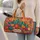 Vibrant Desert Cactus And Floral Paper Cut Collage For Travel Getaways And Gym Days Quilted Weekend Bag - 2