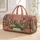 Regal Peacock Palace Garden Damask Travel Resort Style For Elegant Getaways And Trips Quilted Weekend Bag - 1