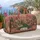Regal Peacock Palace Garden Damask Travel Resort Style For Elegant Getaways And Trips Quilted Weekend Bag - 5