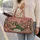 Regal Peacock Palace Garden Damask Travel Resort Style For Elegant Getaways And Trips Quilted Weekend Bag - 2