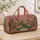 Regal Peacock Palace Garden Damask Travel Resort Style For Elegant Getaways And Trips Quilted Weekend Bag - 4
