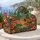 Bohemian Tropical Sunset Palms Hibiscus Ocean Waves For Beach Vacation Cruise Women Quilted Weekend Bag - 5