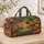 Bohemian Tropical Sunset Palms Hibiscus Ocean Waves For Beach Vacation Cruise Women Quilted Weekend Bag - 4