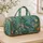 Sea Turtle Seagrass Shell Coastal Summer Vacation Beach Getaway Gift For Ocean Lovers Quilted Weekend Bag - 4