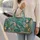 Sea Turtle Seagrass Shell Coastal Summer Vacation Beach Getaway Gift For Ocean Lovers Quilted Weekend Bag - 2