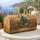 Southwestern Cactus Garden With Desert Florals For Boho Getaways And Resort Style Quilted Weekend Bag - 5
