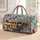 Four Chic Sunglasses Cats With Scarves And Florals For Autumn Travel Cat Lovers Gift Quilted Weekend Bag - 1