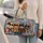 Four Chic Sunglasses Cats With Scarves And Florals For Autumn Travel Cat Lovers Gift Quilted Weekend Bag - 2