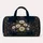 Midnight Navy Golden Vine Daisies For Elegant Travel Getaways And Floral Style Lovers Quilted Weekend Bag - 6