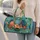 Coastal Seashell Starfish Seafoam Aqua Decor For Summer Beach Vacation Travel Lovers Quilted Weekend Bag - 2